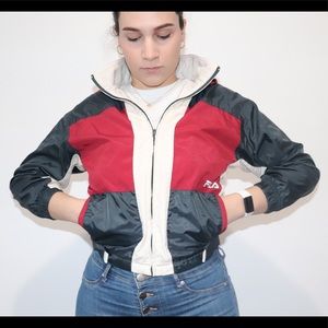 Vintage Bomber Windbreaker Jacket